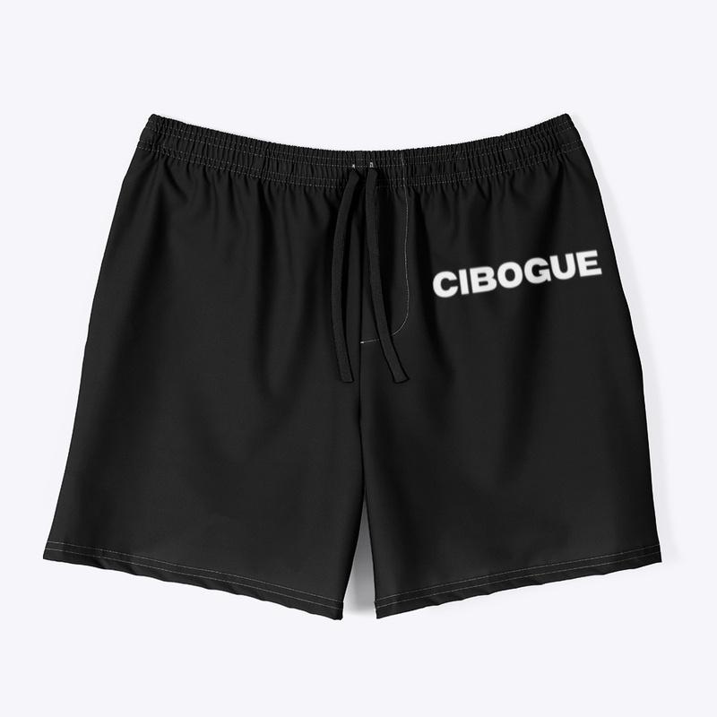 Cibogue All-Over Print Men's Swim Trunks